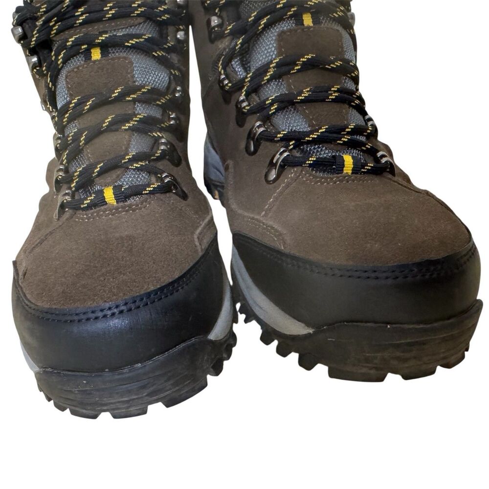 Skechers Mens Leather Boots Waterproof Memory Foam 7.5 Extra Wide bv - Picture 5 of 10